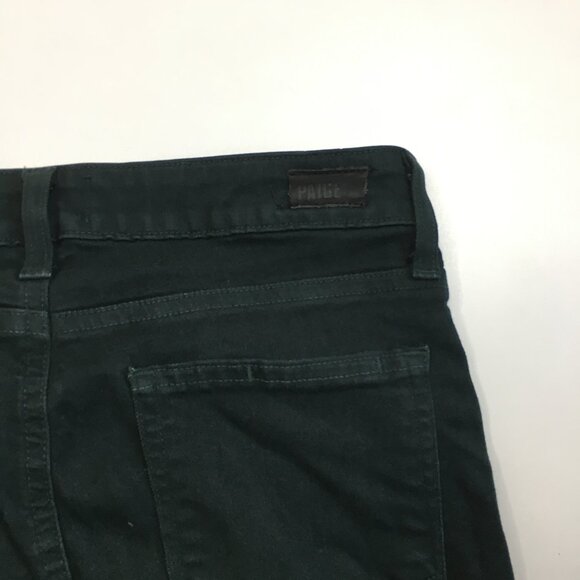 PAIGE Premium Midnight Green Wash 5 Pocket Verdugo Ultra Skinny Slim Fit Jeans - Picture 10 of 12